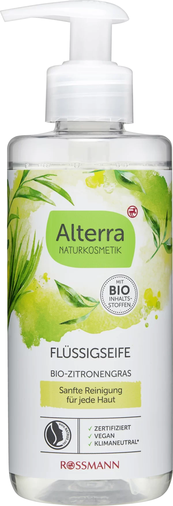 Alterra NATURKOSMETIK Flüssigseife Bio-Zitronengras 1