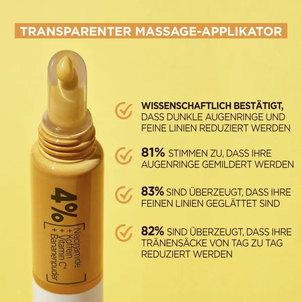 Garnier SkinActive Vitamin C Glow Booster Anti-Müdigkeits Augencreme 5