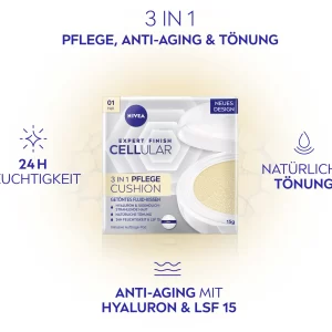 NIVEA Expert Finish Cellular 2in1 Pflege Cushion 01 Hell 12