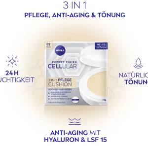 NIVEA Expert Finish Cellular 2in1 Pflege Cushion 02 Mittel 9