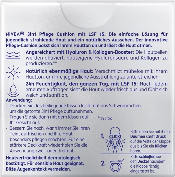NIVEA Expert Finish Cellular 2in1 Pflege Cushion 02 Mittel 3