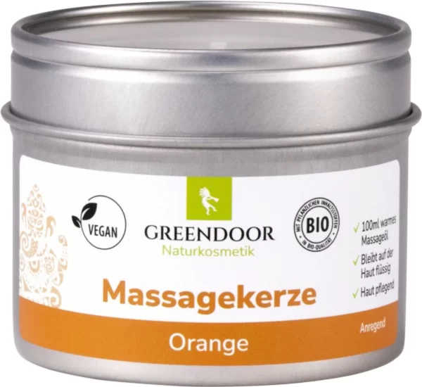 GREENDOOR Massagekerze Orange 1