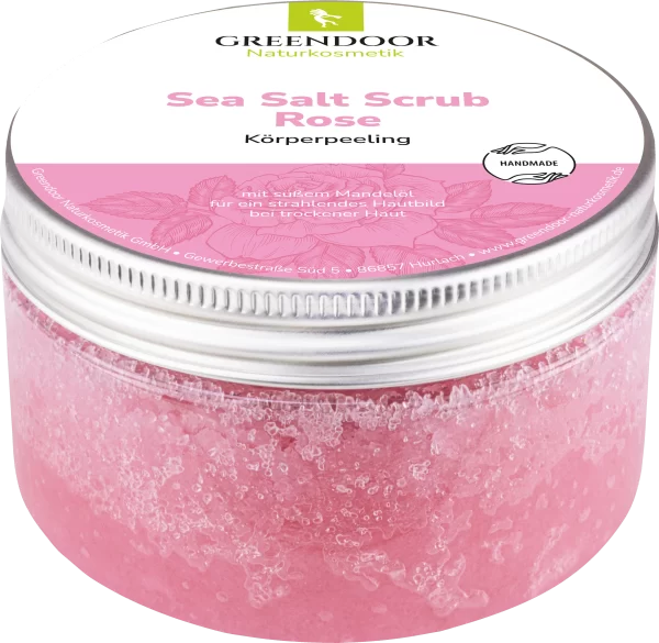 GREENDOOR Sea Salt Scrub Rose 1
