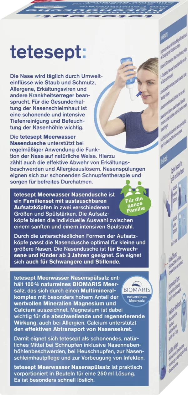 Tetesept Meerwasser Nasendusche 5