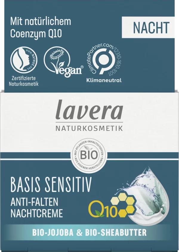 Lavera Basis Sensitiv Anti-Falten Nachtcreme 1