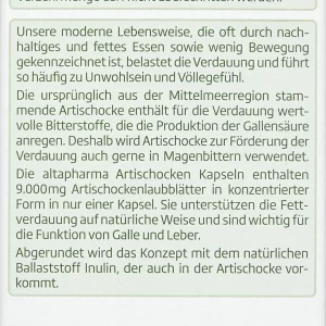 Altapharma Artischocken Kapseln 14
