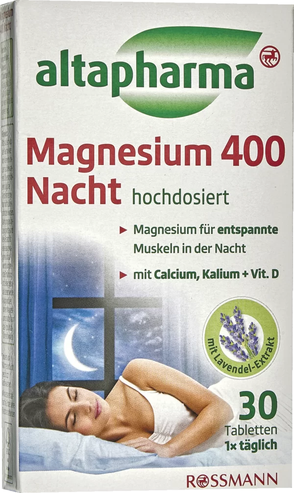 Altapharma Magnesium 400 Nacht Hochdosiert 1