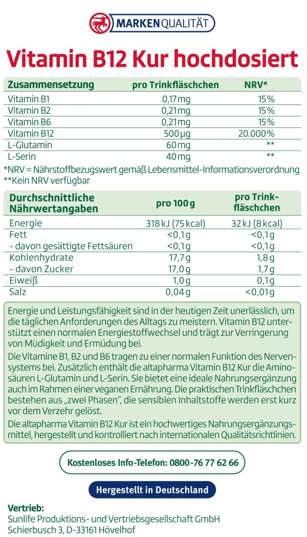 Altapharma Vitamin B12 Kur Hochdosiert 5