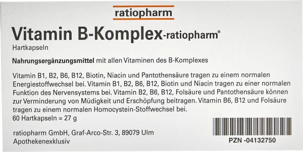 Ratiopharm Vitamin B-Komplex 3