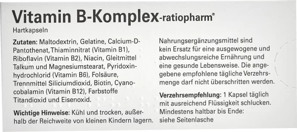 Ratiopharm Vitamin B-Komplex 5