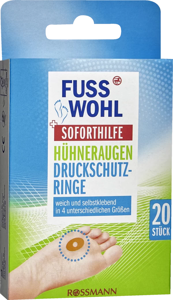 FUSSWOHL Hühneraugen Druckschutzringe 1