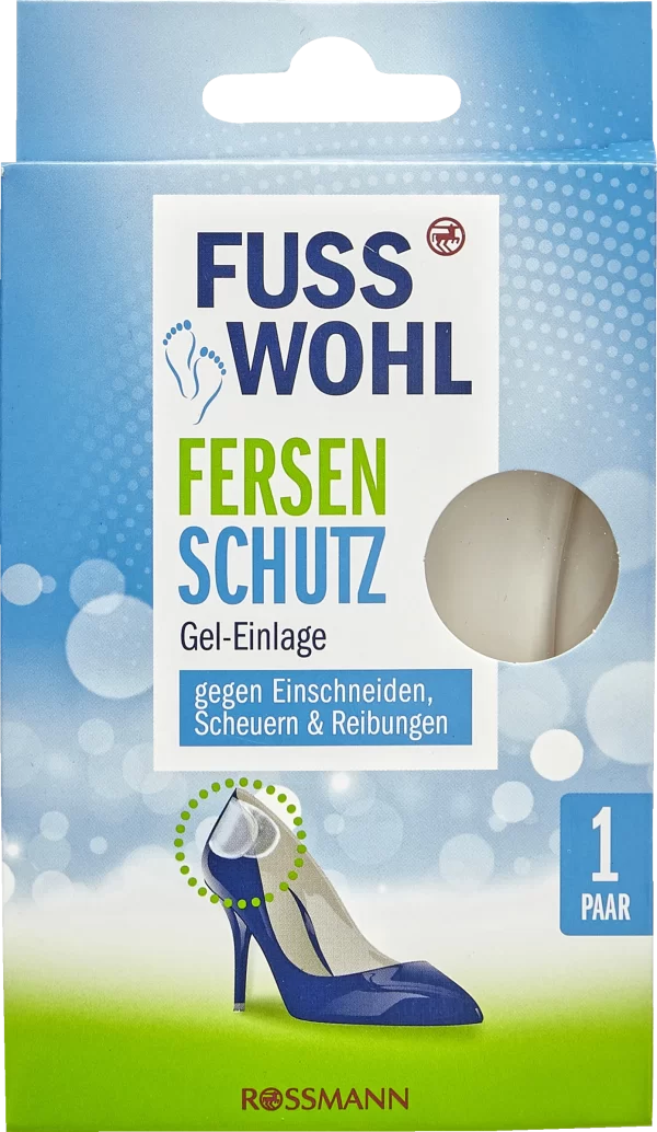 FUSSWOHL Fersenschutz Gel-Einlage 1