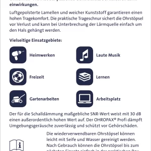 Ohropax Ohrstöpsel Profi 6