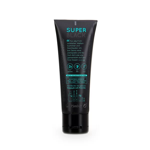 Happybrush SuperBlack Zahnpasta 4