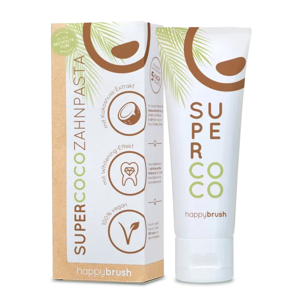 Happybrush SuperCoco Zahnpasta 1