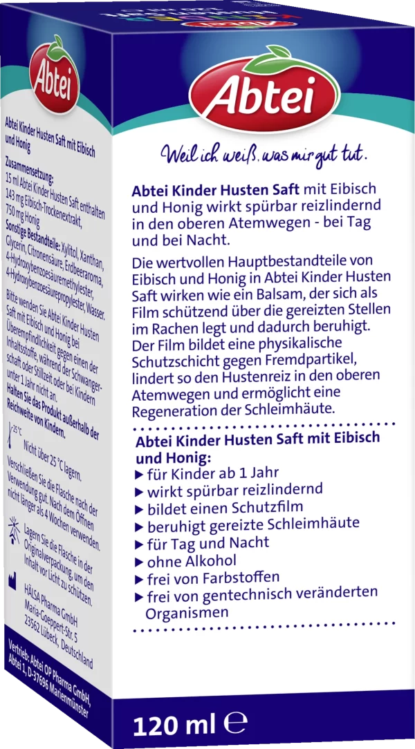 Abtei Kinder Husten Saft Eibisch Und Honig 5