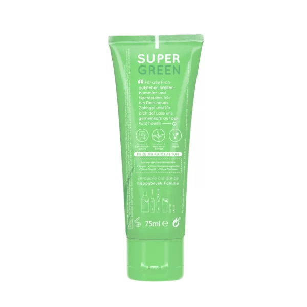 Happybrush SuperGreen Zahnpasta 4