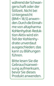 Altapharma Kohlenhydrat-Reduktion Aktiv 8