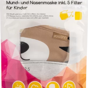 Osann Mund-und-Nasenmaske Kind Racoon Inkl. Filter 15