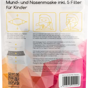 Osann Mund-und-Nasenmaske Kind Racoon Inkl. Filter 13