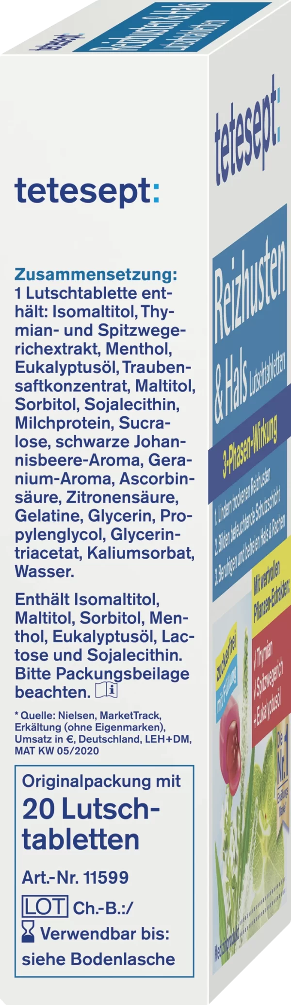Tetesept Reizhusten & Hals Lutschtabletten 4