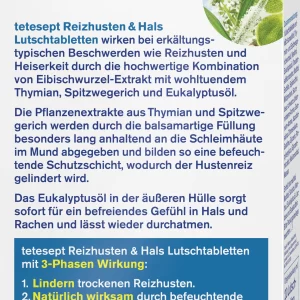 Tetesept Reizhusten & Hals Lutschtabletten 12