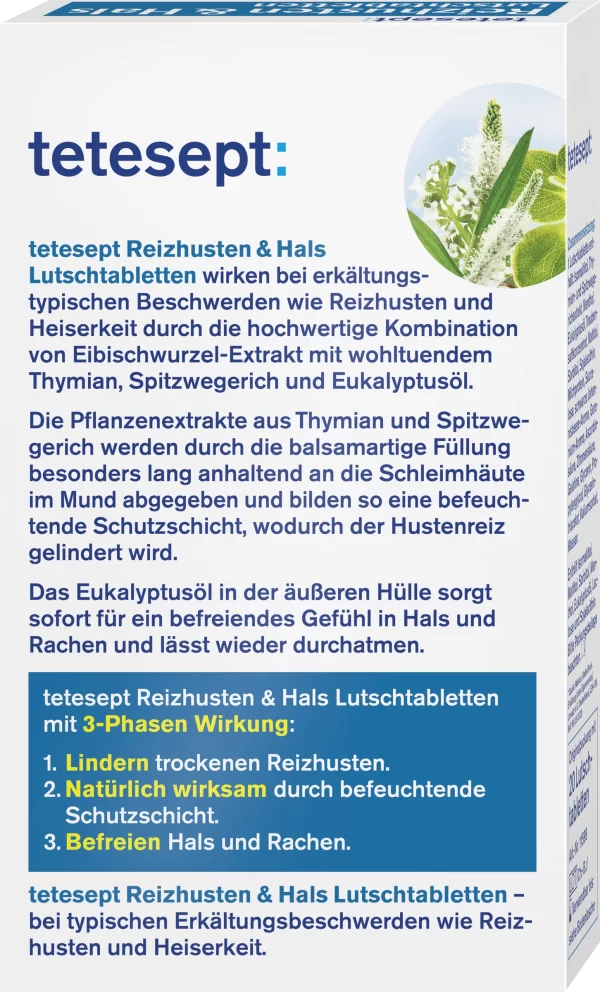 Tetesept Reizhusten & Hals Lutschtabletten 5