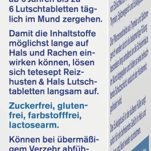 Tetesept Reizhusten & Hals Lutschtabletten 8