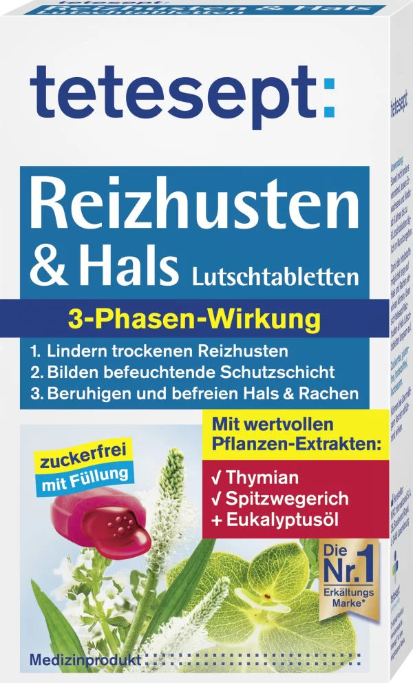 Tetesept Reizhusten & Hals Lutschtabletten 1