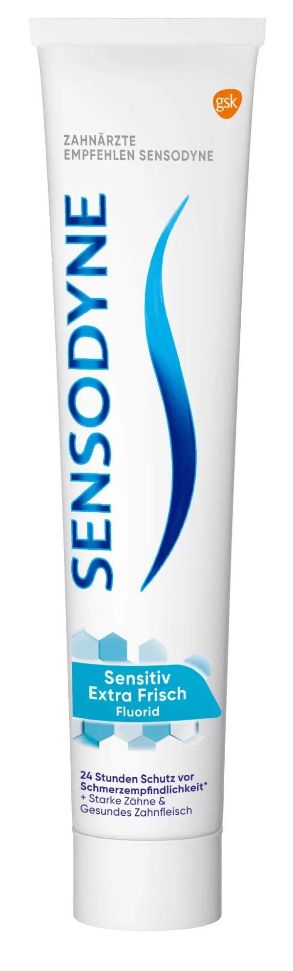 Sensodyne Zahnpasta Fluorid + Extra Frisch 3