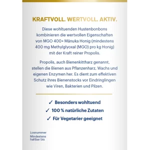 Manuka Health Manuka Honig Hustenbonbons MGO 400+ Mit Der Kraft Reiner Propolis 12