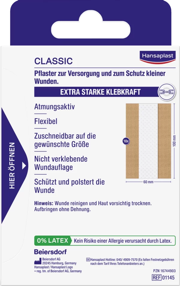 HANSAPLAST Classic Pflaster 1m 3