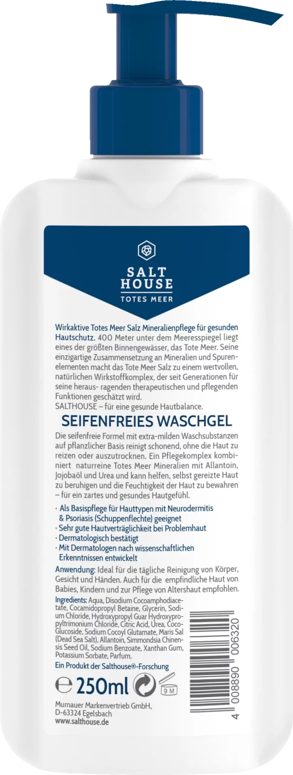 Salthouse Totes Meer Therapie Seifenfreies Waschgel 3
