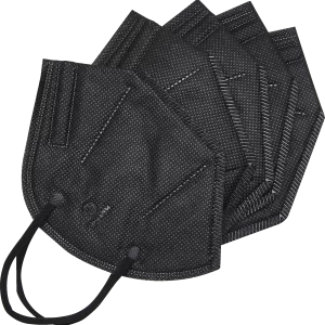 Opharm FFP2 Schutzmaske Schwarz 5-lagig 9