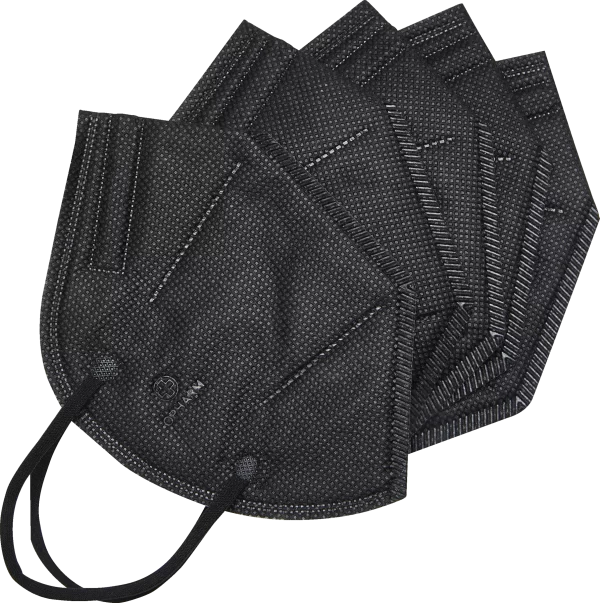 Opharm FFP2 Schutzmaske Schwarz 5-lagig 4