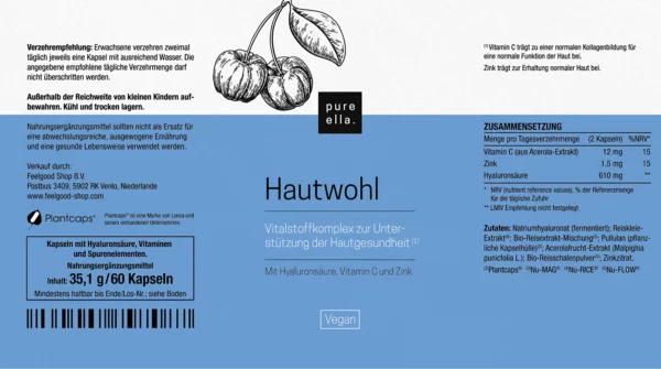 Pure Ella. Hautwohl Kapseln 3