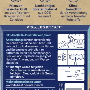 Dr.BEST GreenClean Interdentalbürsten Gr. 3 6