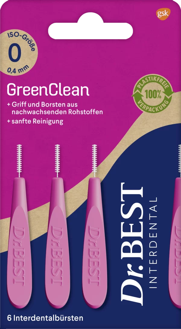 Dr.BEST GreenClean Interdentalbürsten Gr. 0 1