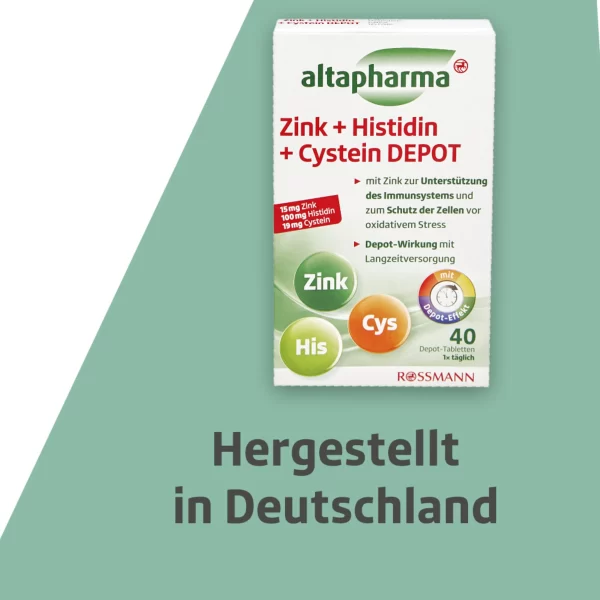 Altapharma Zink + Histidin + Cystein Depot Tabletten 7