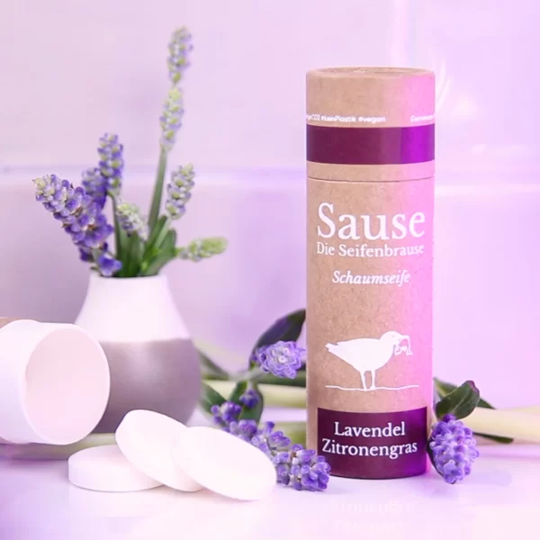 SAUSE SEIFENBRAUSE Schaumseife Lavendel Zitronengras Tabletten 4
