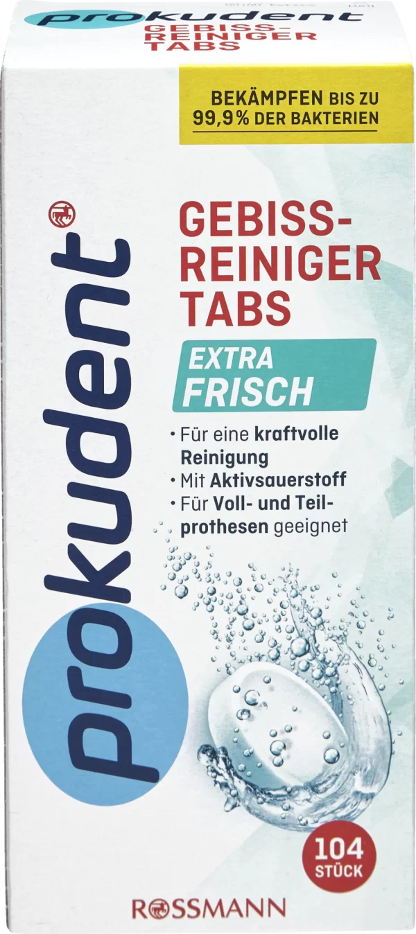 Prokudent Gebissreiniger Tabs Extra Frisch 1