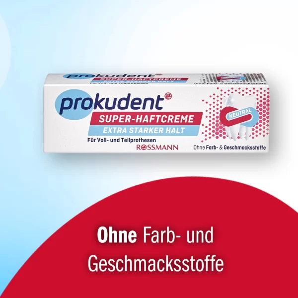 Prokudent Super-Haftcreme Neutral Extra Stark 4