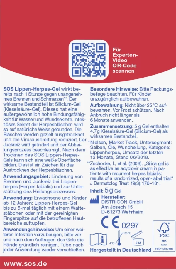 SOS Lippen-Herpes-Gel 3