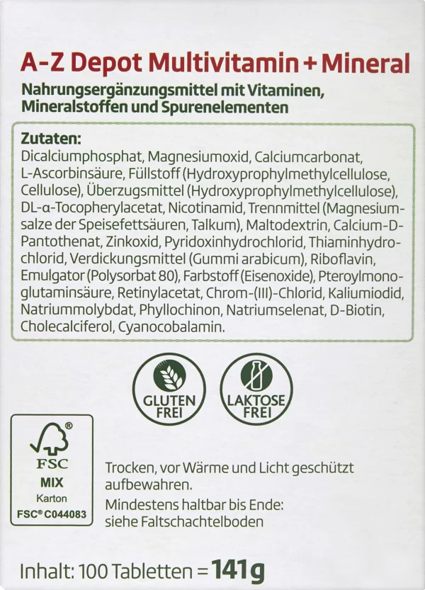Altapharma A-Z Depot Multivitamin + Mineral 4