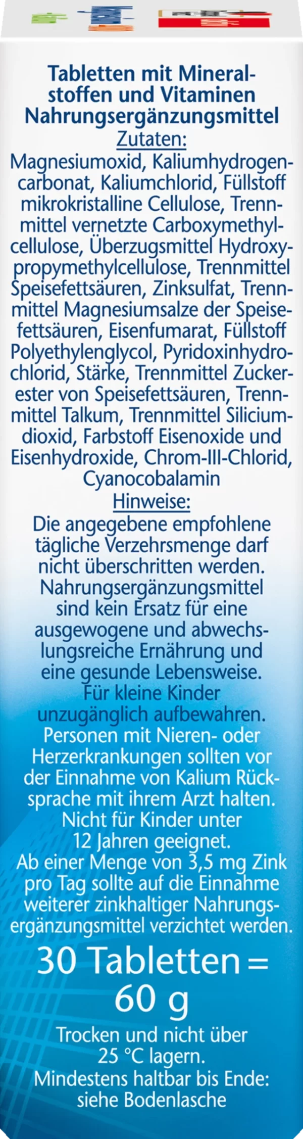 Doppelherz Magnesium 400 + Kalium Tabletten 3