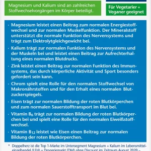 Doppelherz Magnesium 400 + Kalium Tabletten 13