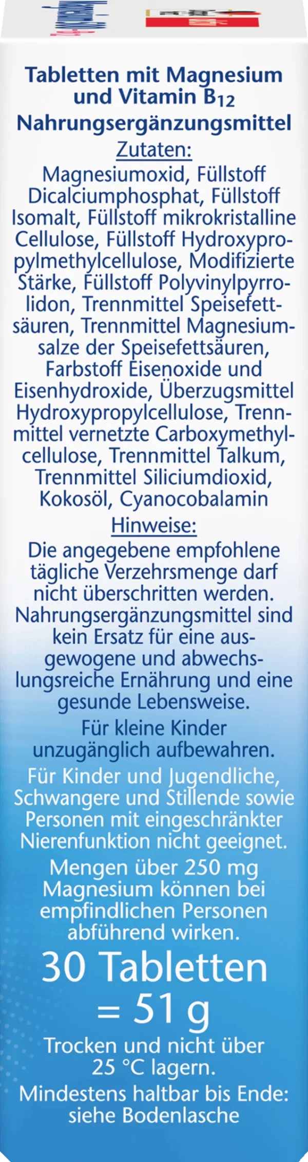 Doppelherz Aktiv Magnesium 500 + B12 2-Phasen Depot 3