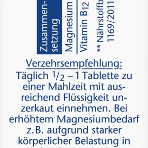 Doppelherz Aktiv Magnesium 500 + B12 2-Phasen Depot 10
