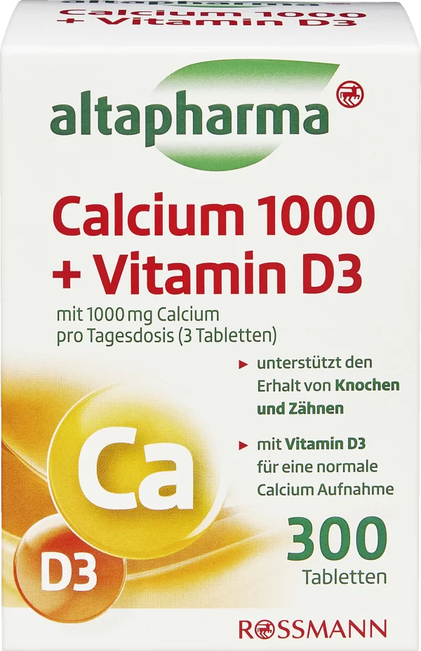 Altapharma Calcium 1000 + Vitamin D3 1