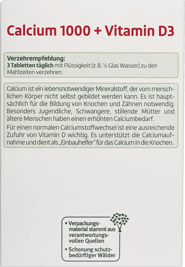 Altapharma Calcium 1000 + Vitamin D3 4